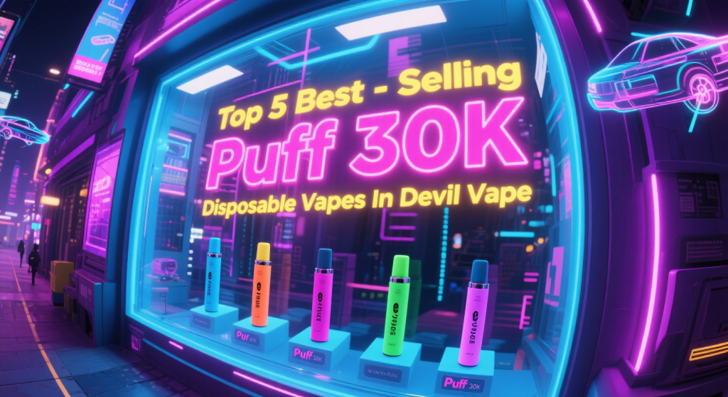 Smak, innowacja i zysk: Dogłębne zapoznanie się z 5 najlepiej sprzedającymi się jednorazowymi waporyzatorami Puff 30000 w Devil Vape